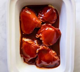 easy slow cooker bbq chicken thighs