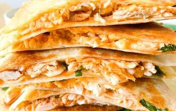 Buffalo Chicken Quesadillas (For Two)