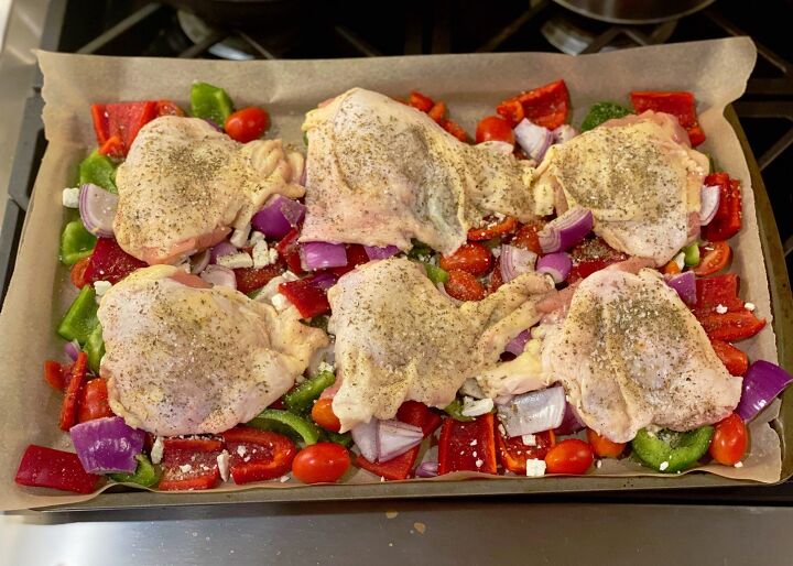 vic s tricks to mediterranean sheet pan chicken