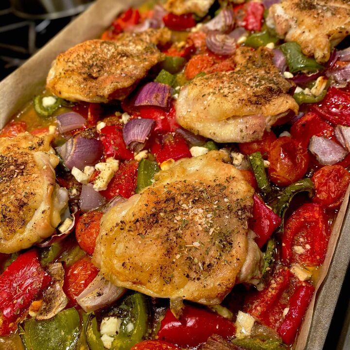 vic s tricks to mediterranean sheet pan chicken