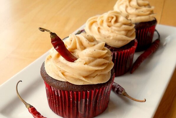 zesty chocolate chile cupcakes