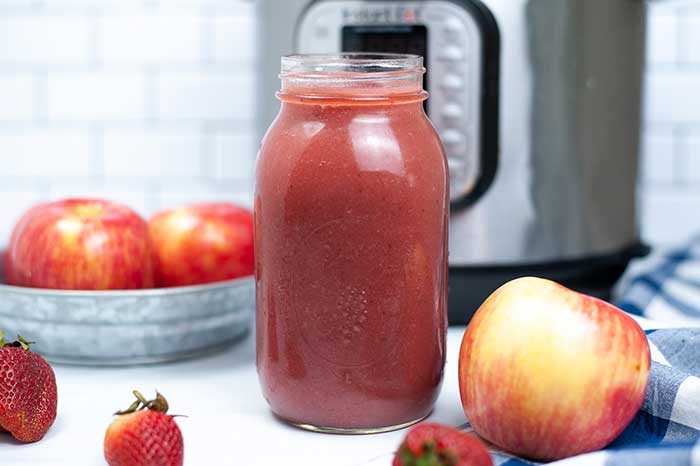 strawberry applesauce recipe