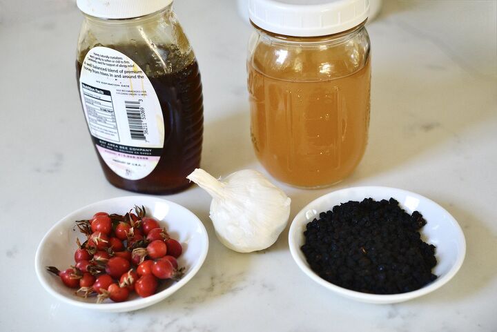with rosehips and elderberries this tasty and easy to make oxymel is