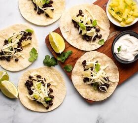 Black Bean Tacos With Pineapple Salsa