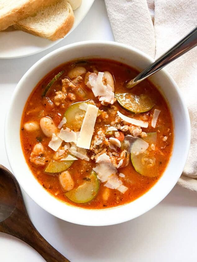 easy italian ground turkey soup