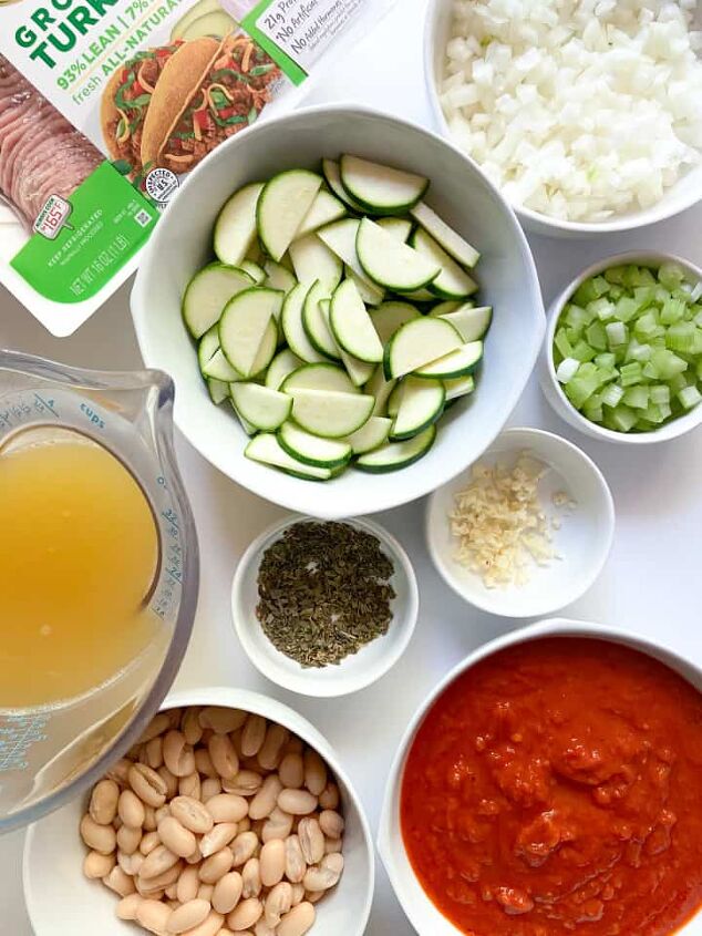 easy italian ground turkey soup