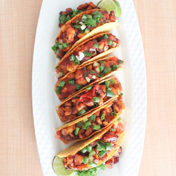 s 10 epic taco night recipes that the whole family will love, Fried Plantain Chicken Tacos