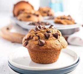 Bakery-style chocolate chip coffee muffins aren't the healthiest breakfast, but these are SO worth it!