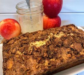 Farmhouse Apple Fritter Bread With Cider Glaze | Foodtalk