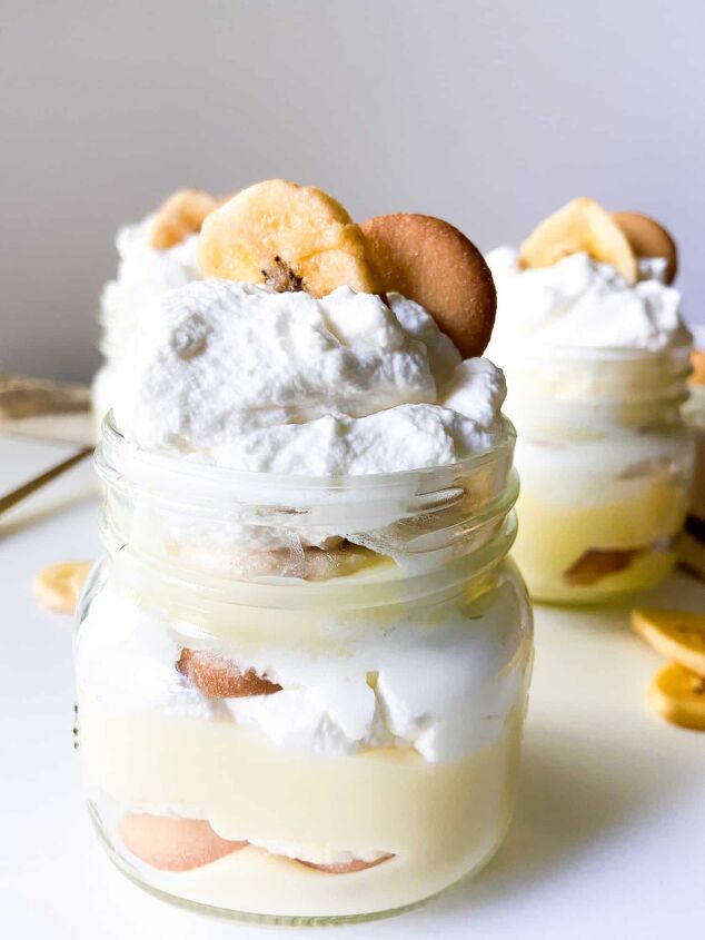 individual banana pudding cups
