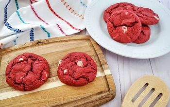 Red Velvet Cake Mix Cookies