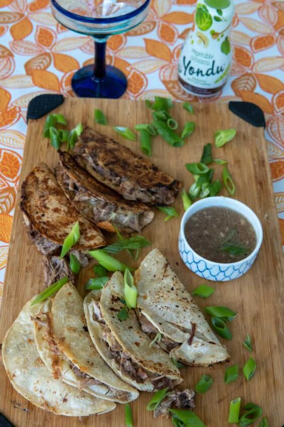 pork cheese birria tacos