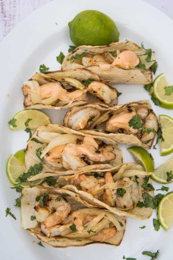 jalapeno honey lime shrimp tacos