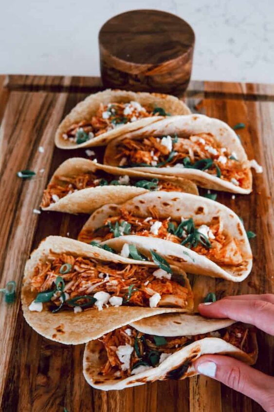 10 best valentine s day chicken recipes, Instant Pot Chicken Tinga Tacos