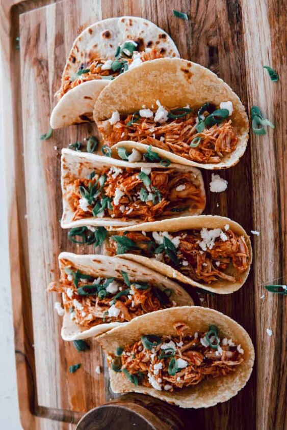 chicken tinga tacos in instant pot