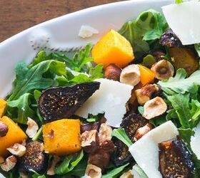 winter fig and butternut squash salad