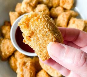 Coat your chicken in this, then bake, for the most golden & juiciest nuggets EVER