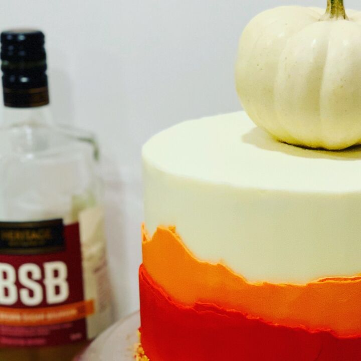 pumpkin bourbon cake