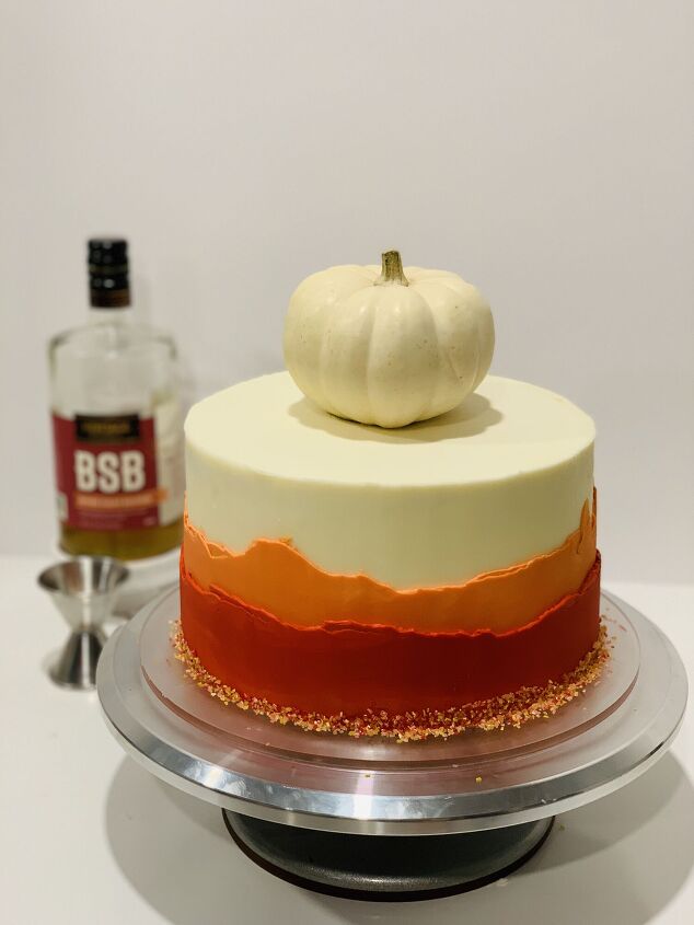 pumpkin bourbon cake