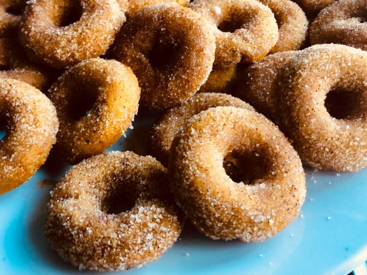 baked pumpkin donuts