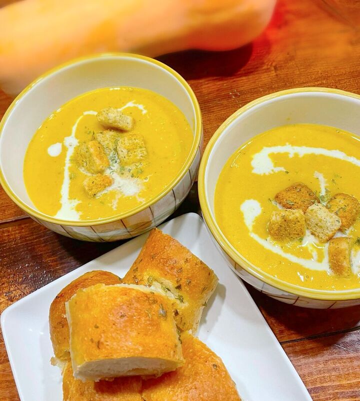 creamy butternut squash bisque