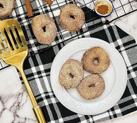 Air Fryer Cinnamon Sugar Doughnuts With Canned Biscuits
