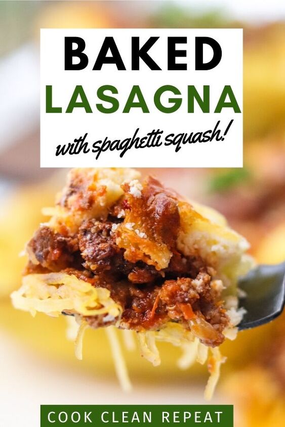 easy baked spaghetti squash lasagna