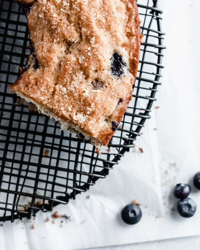 cozy blueberry muffin cake