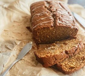 Pumpkin Bread With Maple Icing