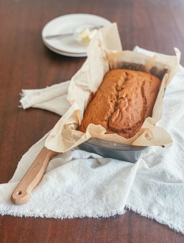 pumpkin bread with maple icing