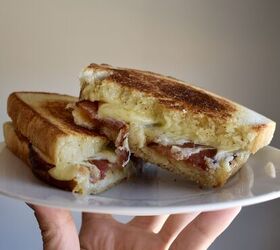 Fig, Bacon & Caramelized Onion Grilled Cheese - Wandering Chickpea