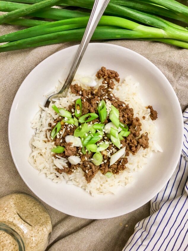 sesame soy beef bowls