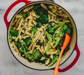 broccoli pasta salad with pecorino and mint