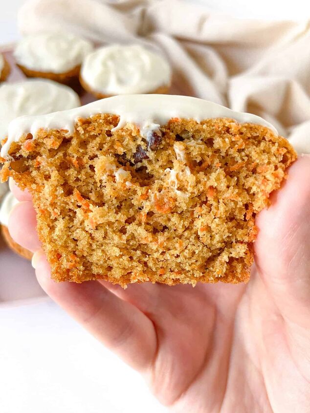 carrot cake protein muffins