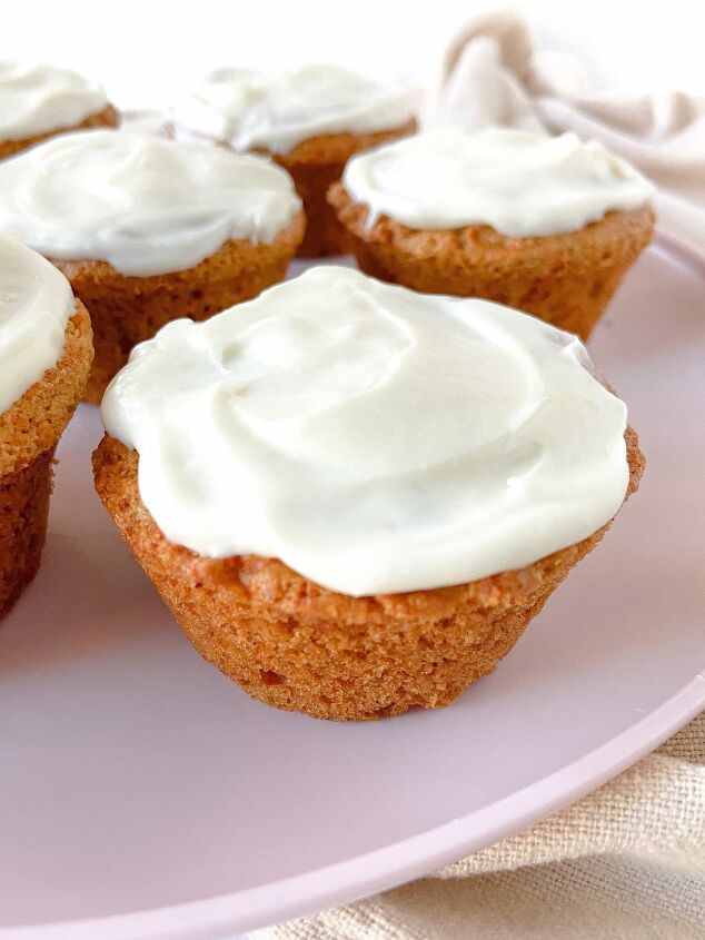 carrot cake protein muffins