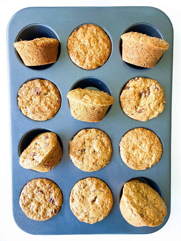 carrot cake protein muffins