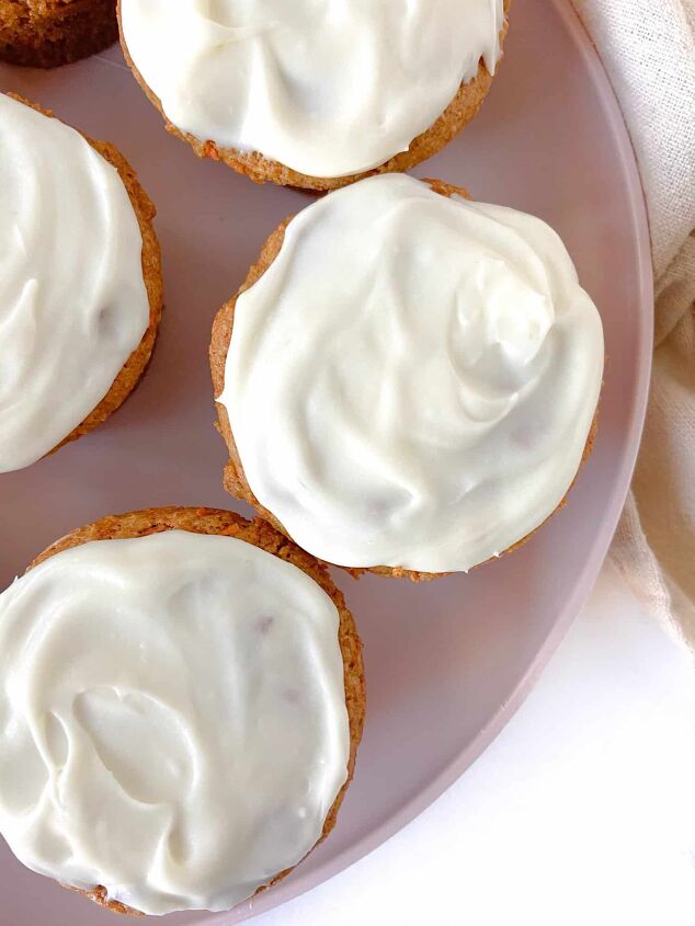 carrot cake protein muffins