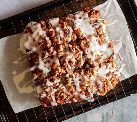 With recipes like this spiced apple coffee cake, we're totally excited for the cooler weather