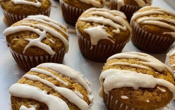 Pumpkin Spice Banana Muffins With Maple Cream Cheese Frosting