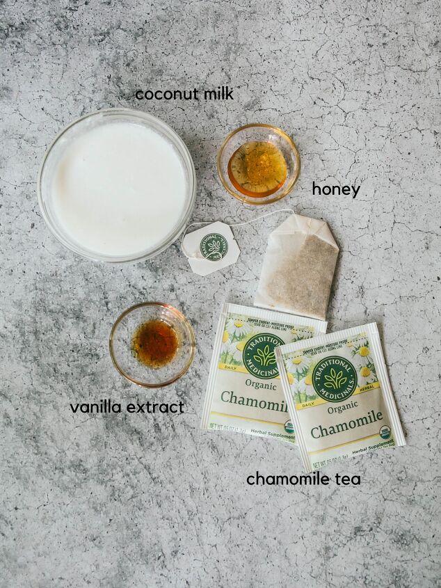 chamomile tea latte