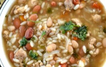 A Healthy Chicken Rice and Bean Soup Your Family Will Love