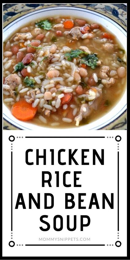 a healthy chicken rice and bean soup your family will love