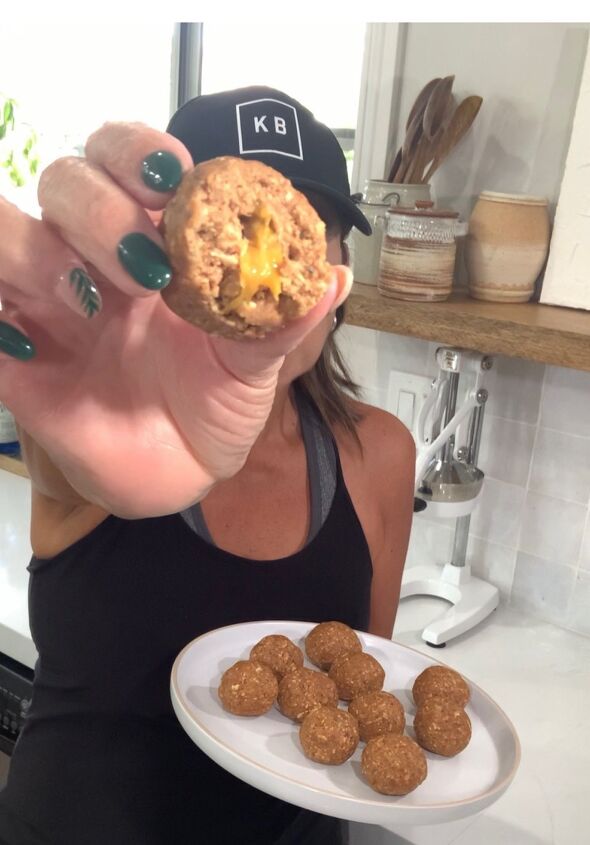 snack protein peach bombs