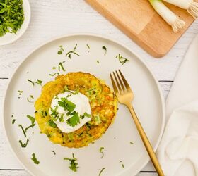 These crispy Turkish fritters are loaded with chunks of cheese and flavorful herbs