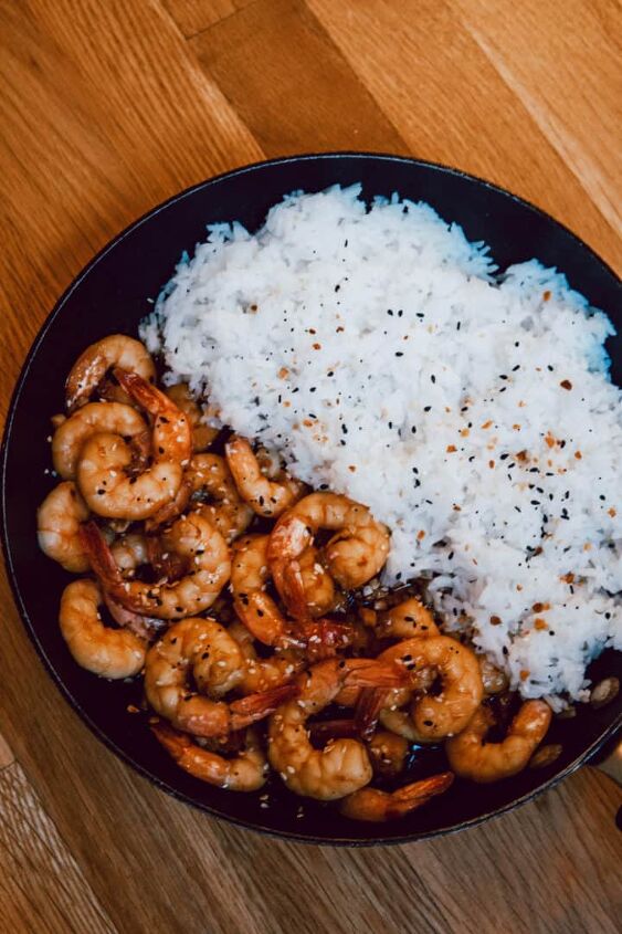 honey garlic shrimp