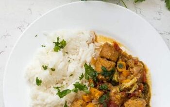 Slow Cooker Curried Sausages With Coconut Milk
