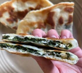 Have these Popeye-approved, cheesy flatbreads as a tasty snack or breakfast