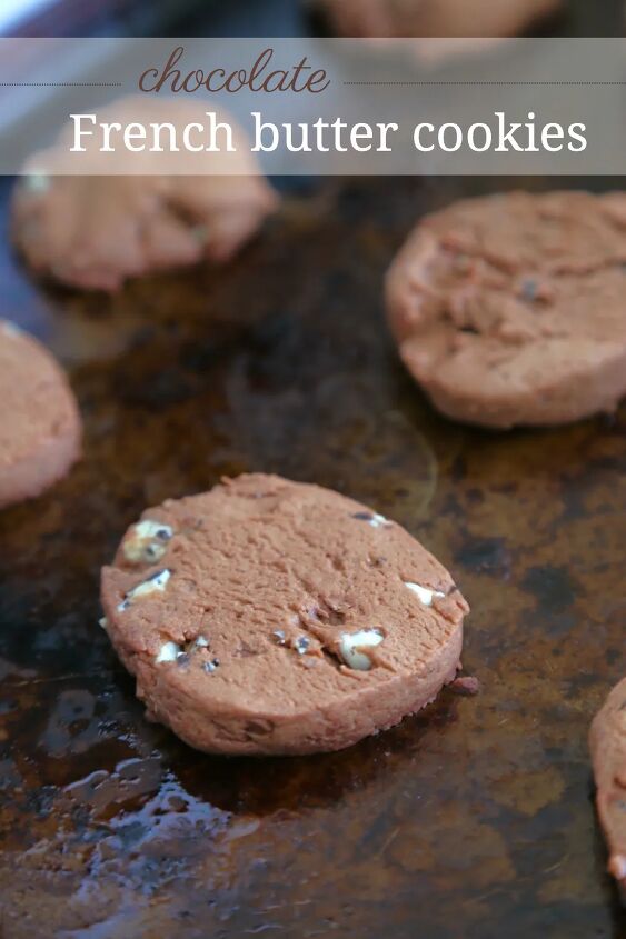 chocolate sables french butter cookies