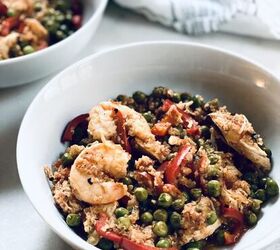 healthy meatball recipe without breadcrumbs, One pot paella with just the good stuff