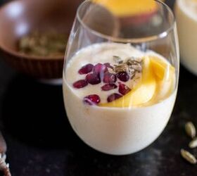 Mango Lassi With Pistachios and Pomegranate